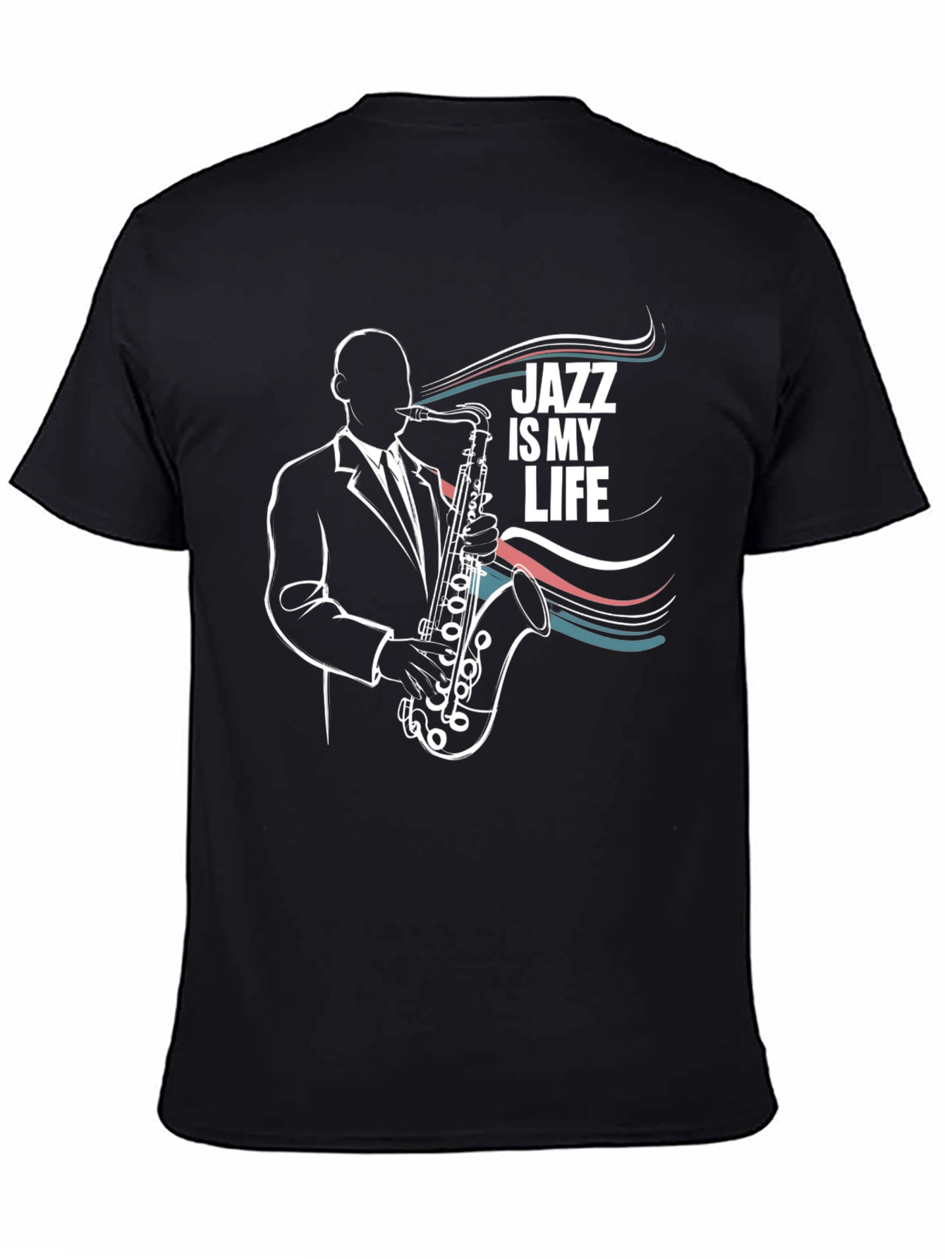 Jazz is my Life T-Shirt - Saxophone Graphic Tee