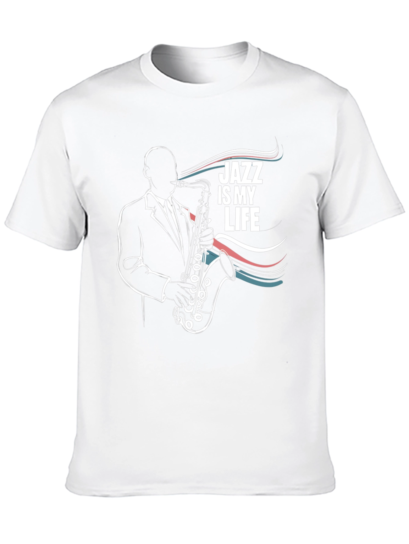 Jazz is my Life T-Shirt - Saxophone Graphic Tee