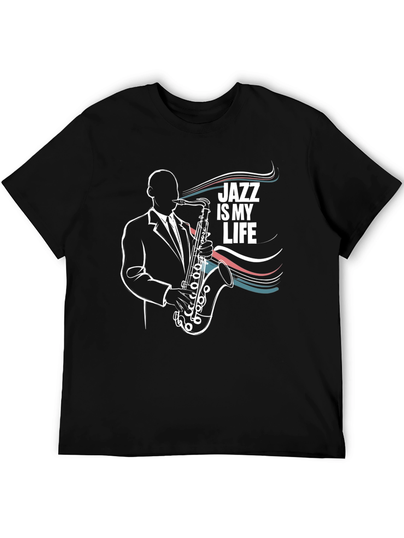 Jazz is my Life T-Shirt - Saxophone Graphic Tee
