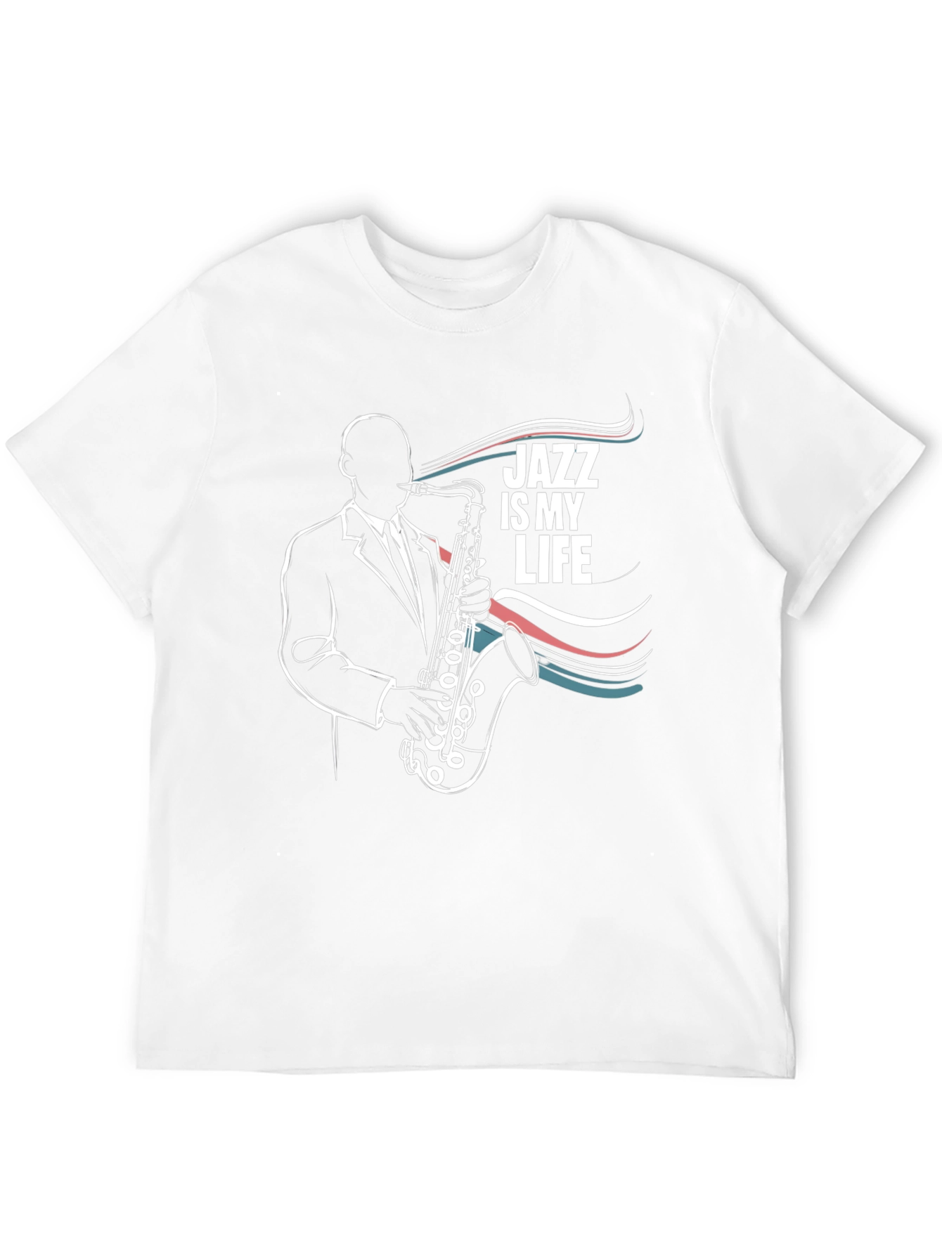 Jazz is my Life T-Shirt - Saxophone Graphic Tee
