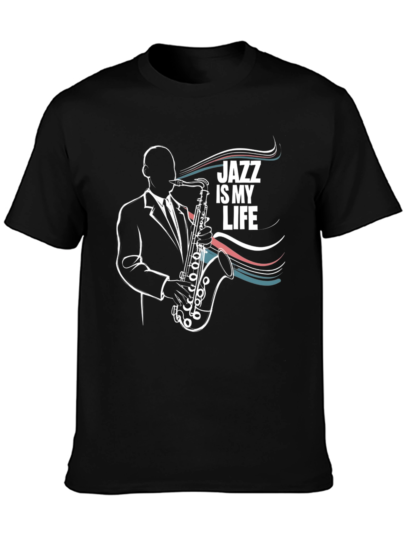 Jazz is my Life T-Shirt - Saxophone Graphic Tee
