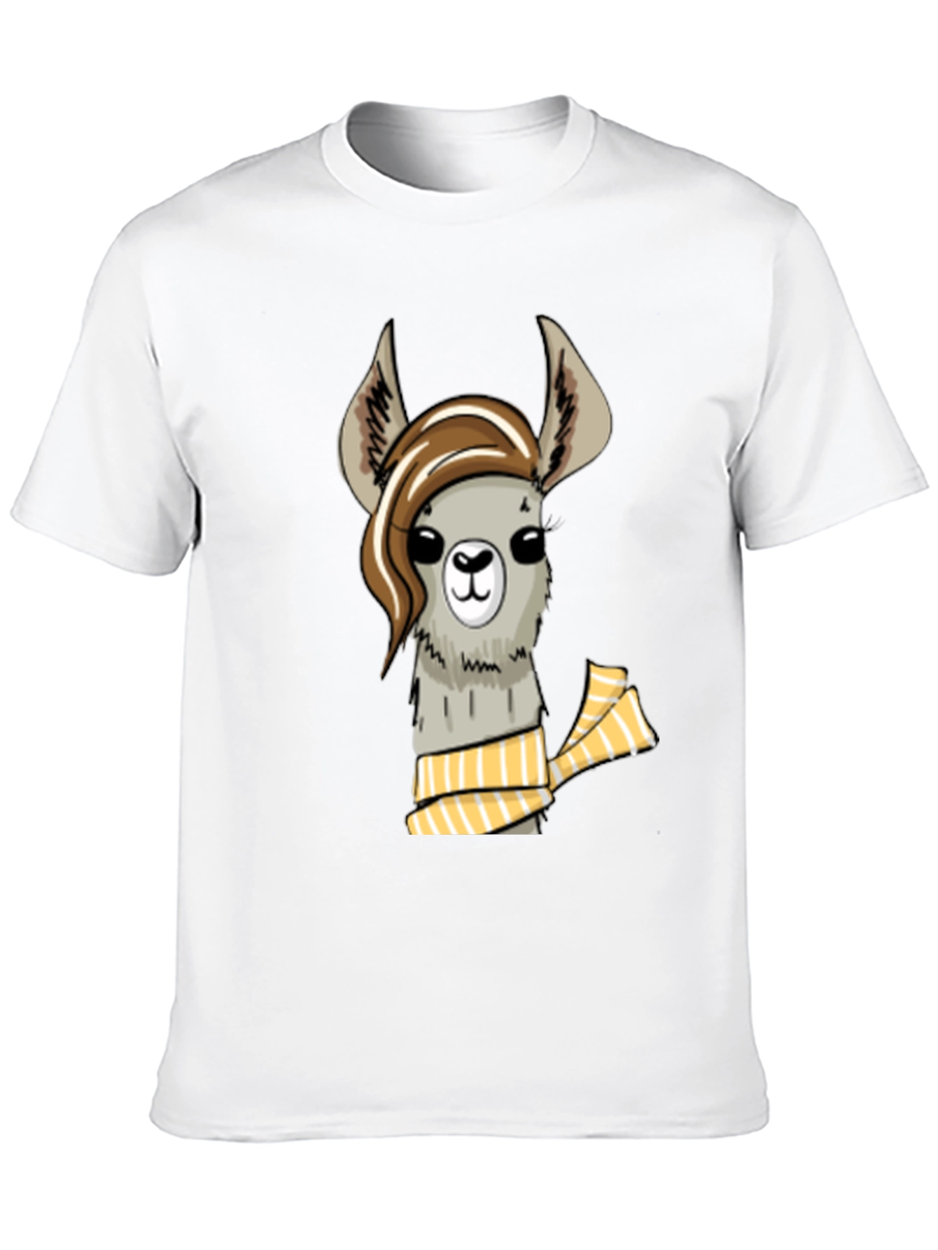 Llama with Scarf Graphic T-Shirt - Stylish and Unique