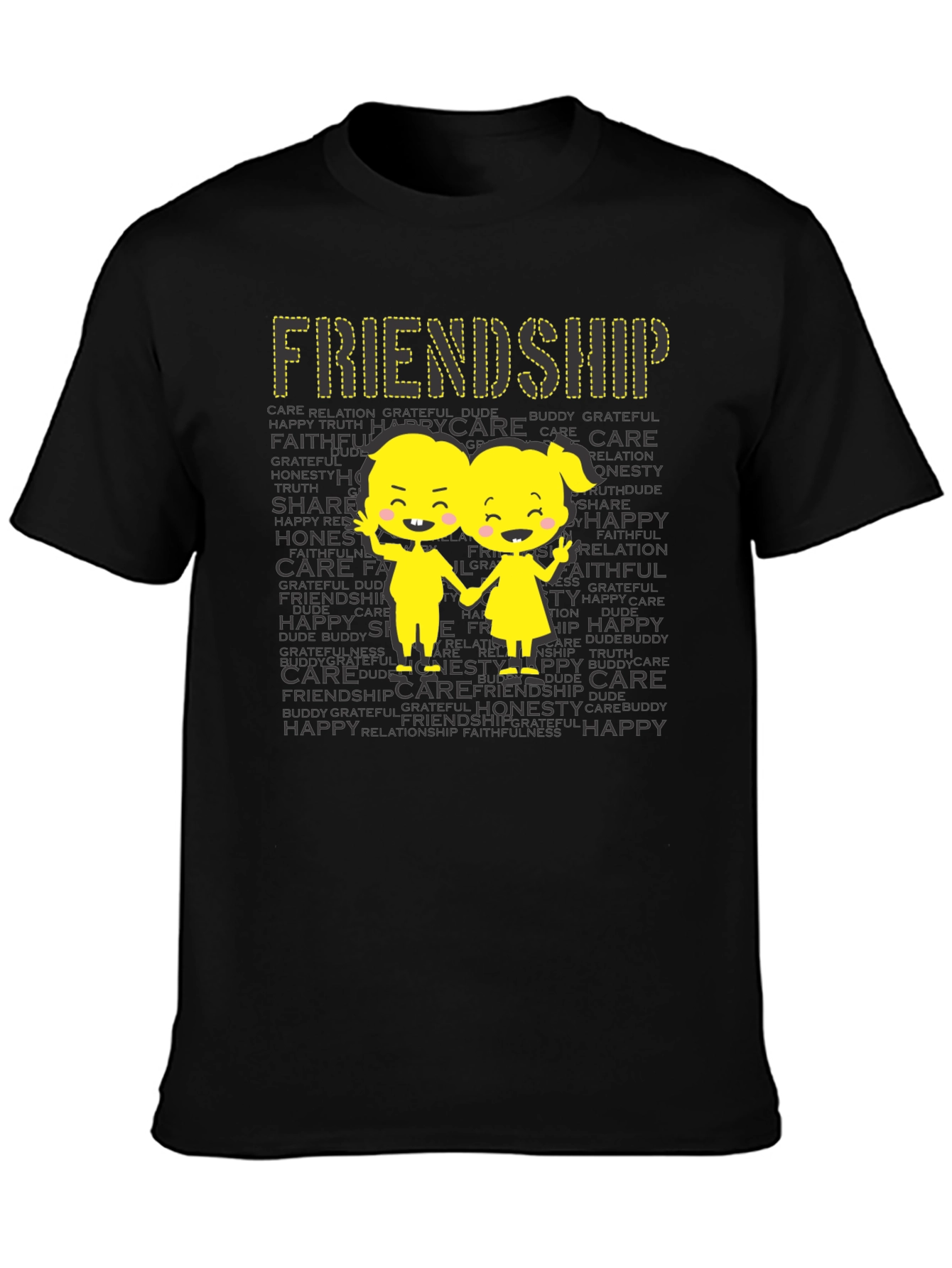 Friendship Graphic Print T-Shirt