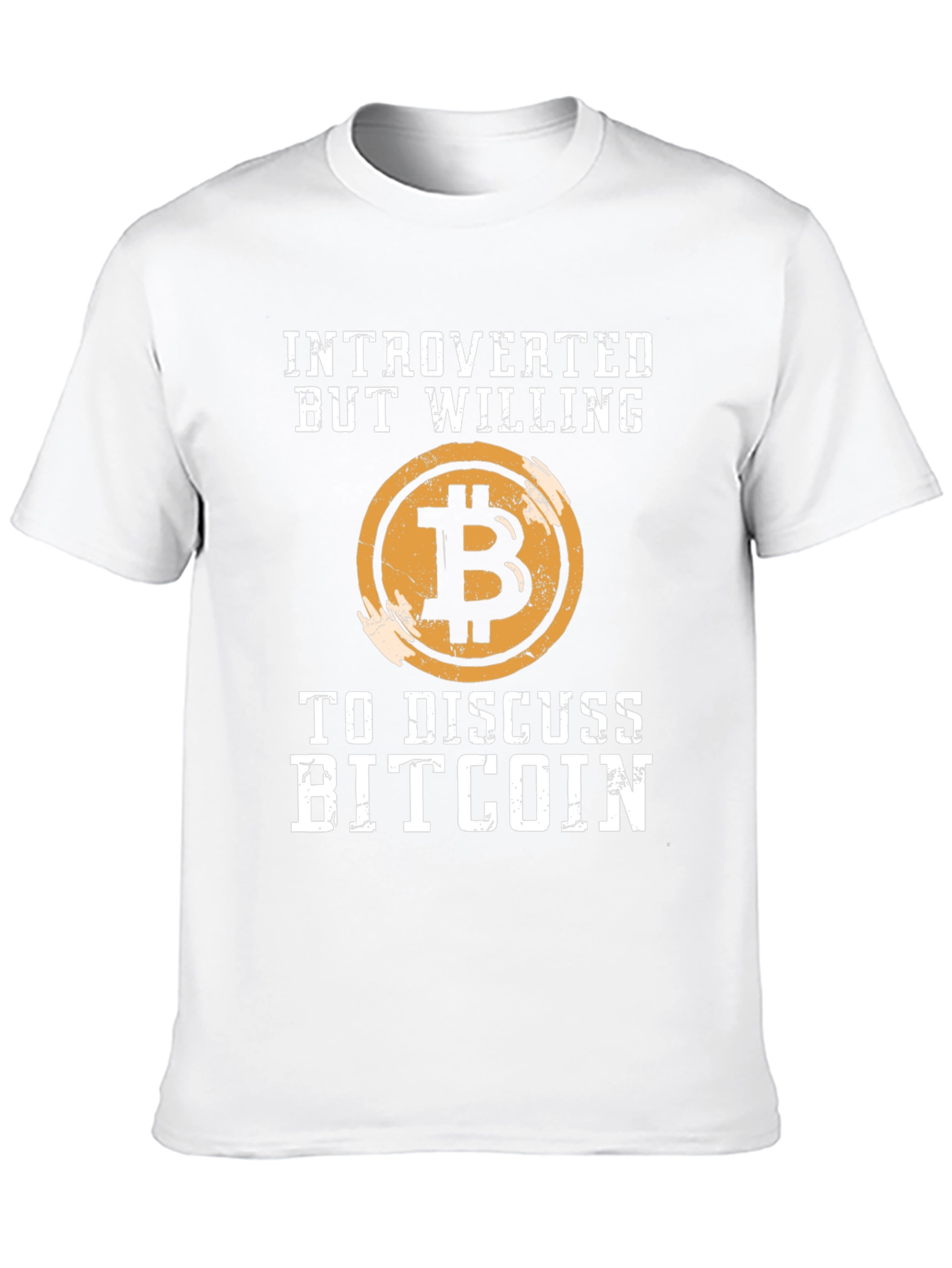 Introverted Bitcoin T-Shirt - Crypto Enthusiast Tee