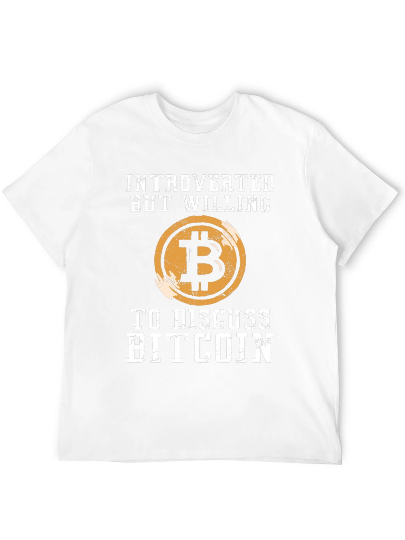 Introverted Bitcoin T-Shirt - Crypto Enthusiast Tee