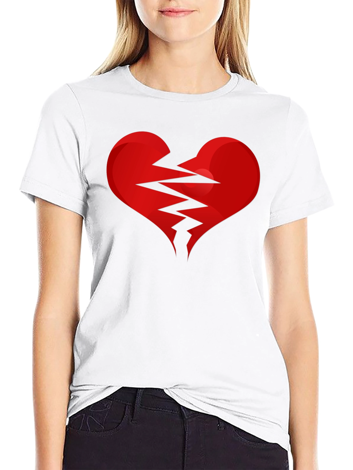Broken Heart Graphic T-Shirt