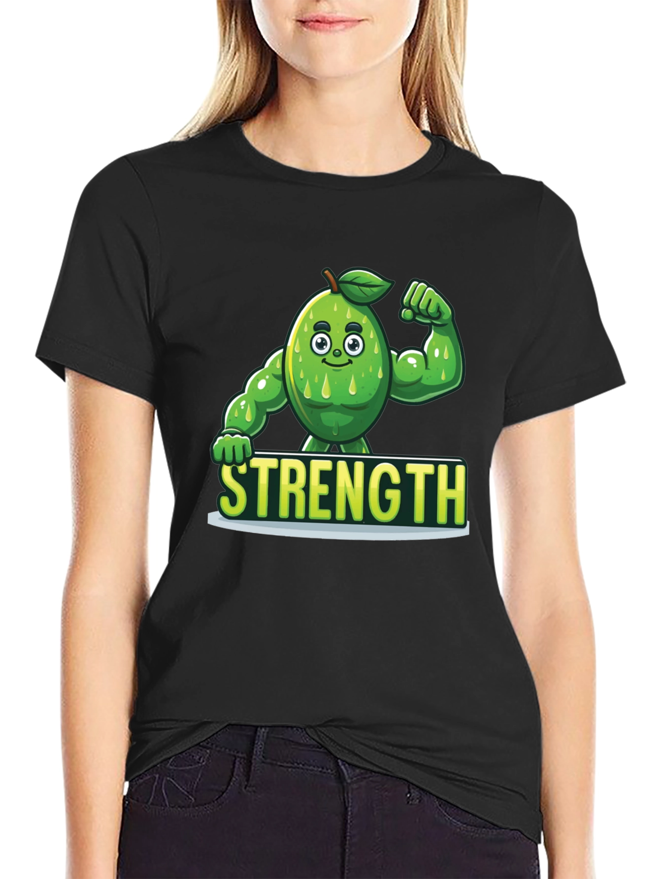 Strength Avocado T-Shirt - Funny Gym Workout Tee
