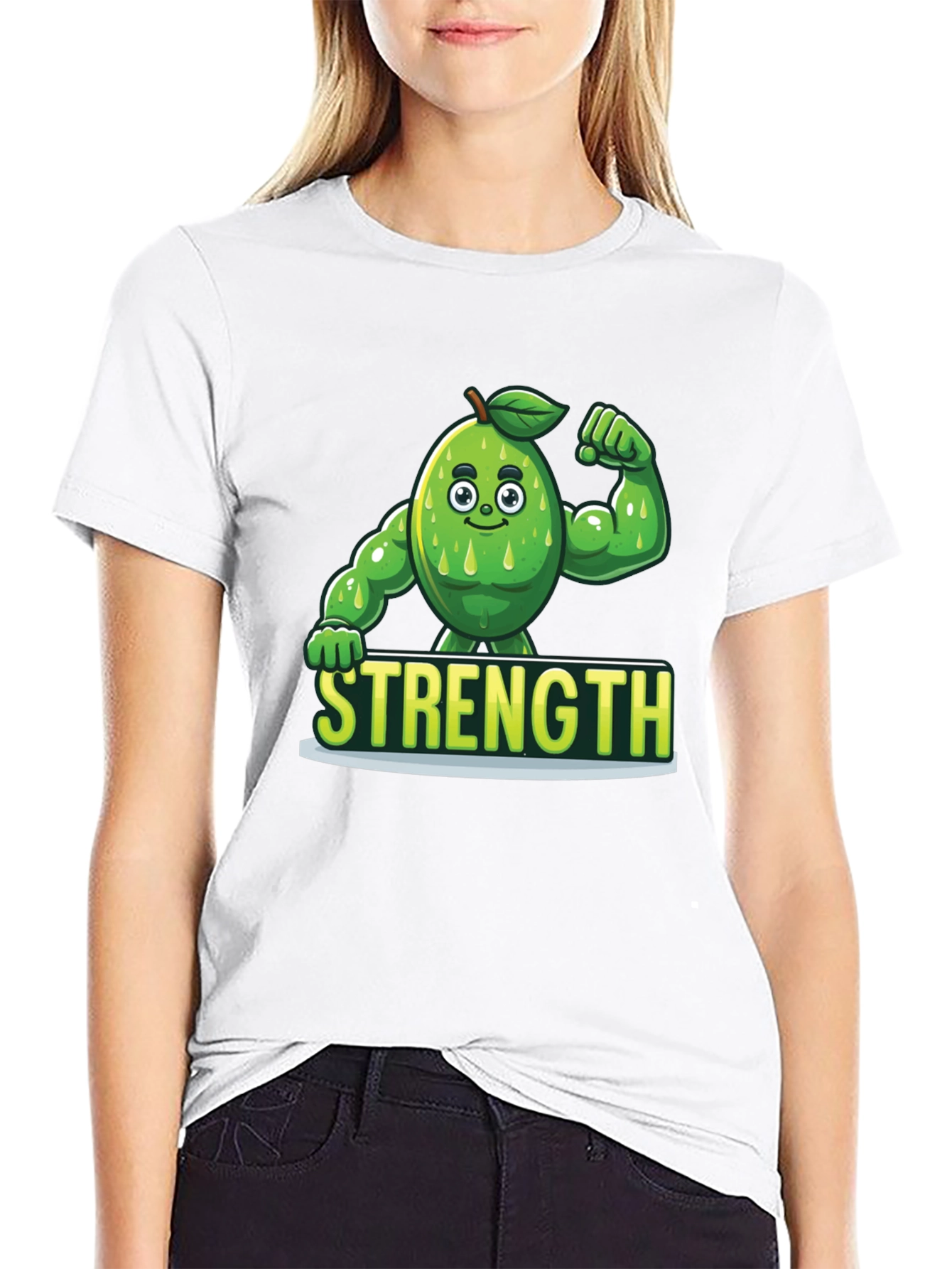 Strength Avocado T-Shirt - Funny Gym Workout Tee
