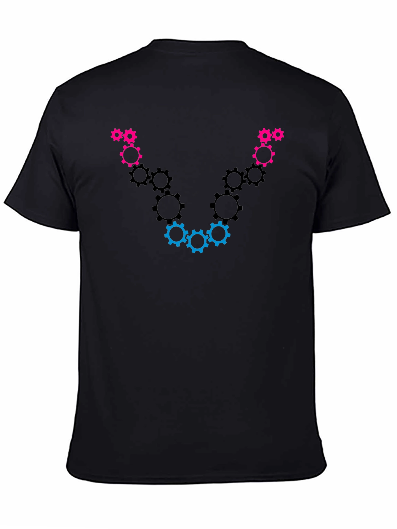 Gear Design Black T-Shirt