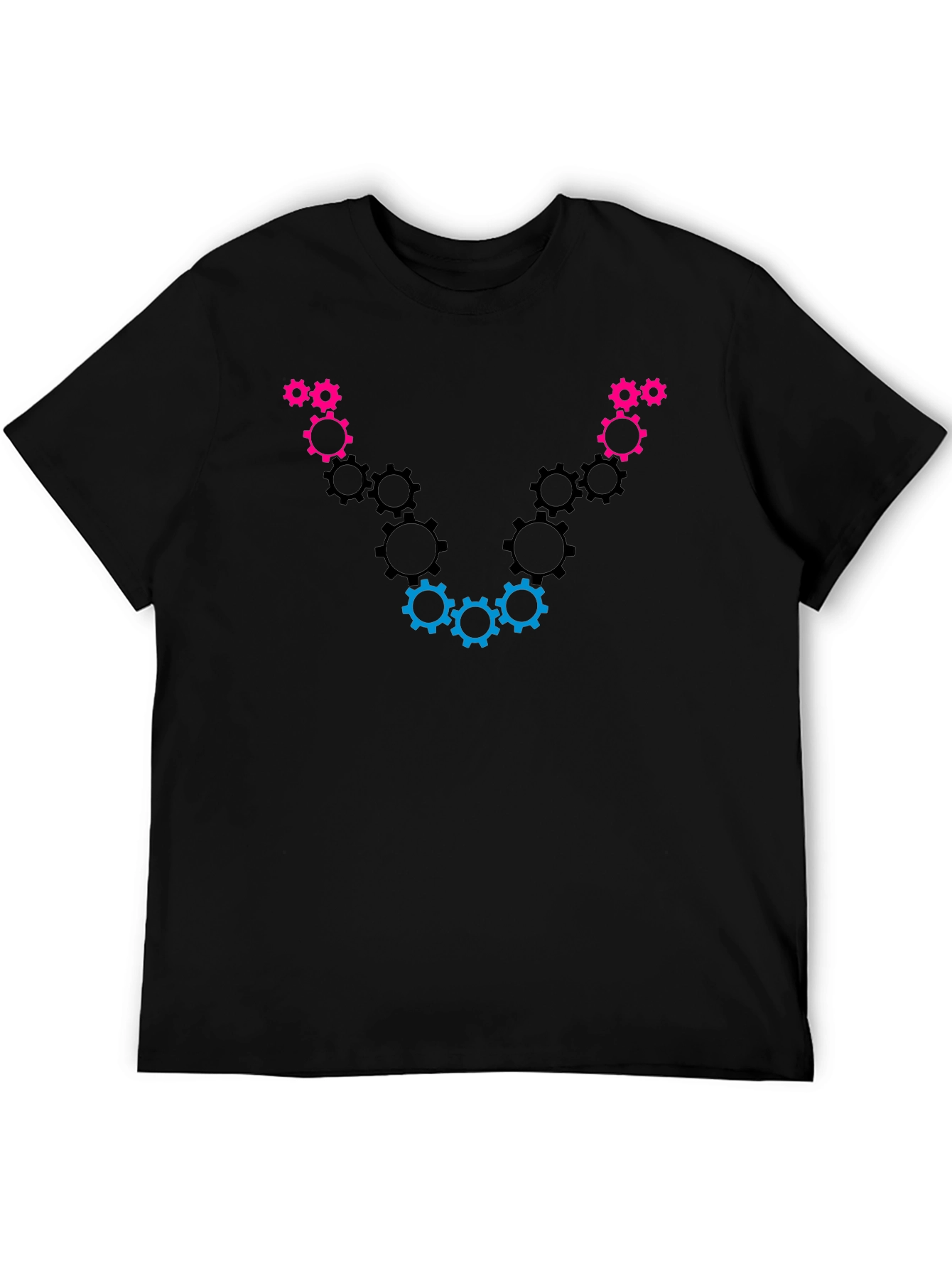 Gear Design Black T-Shirt