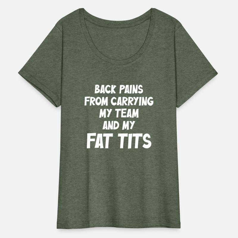 Back Pains From Carrying My Team And My Fat Tits