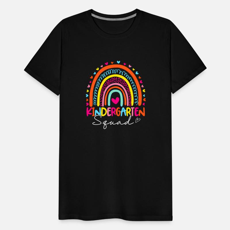 Back To School Kindergen Squad Rainbow