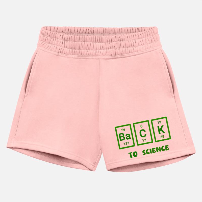 Back to science word art and typography