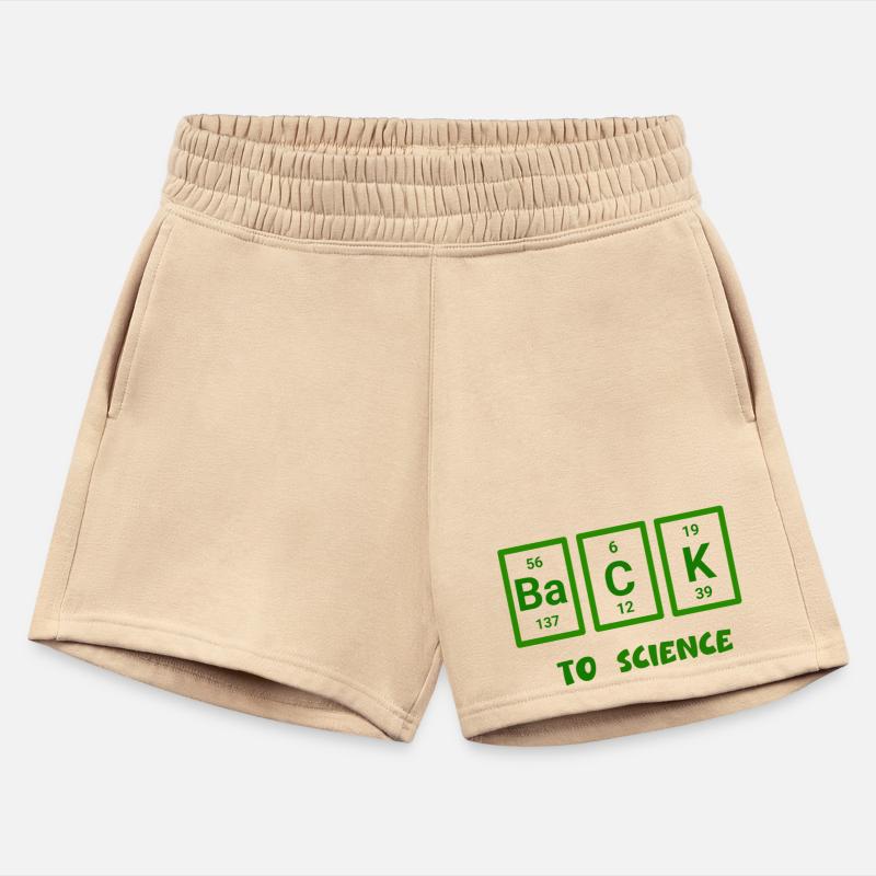 Back to science word art and typography