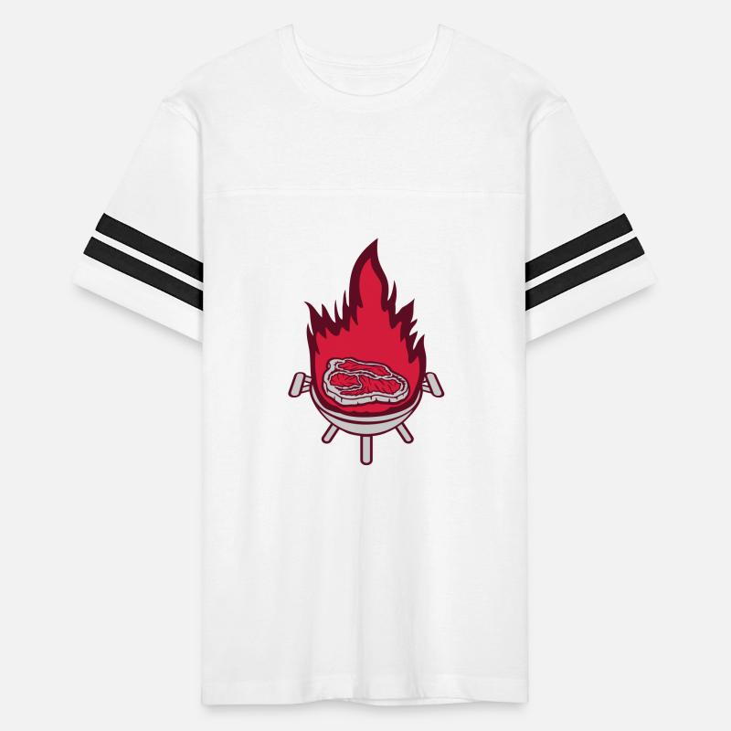 barbecue season fire steak