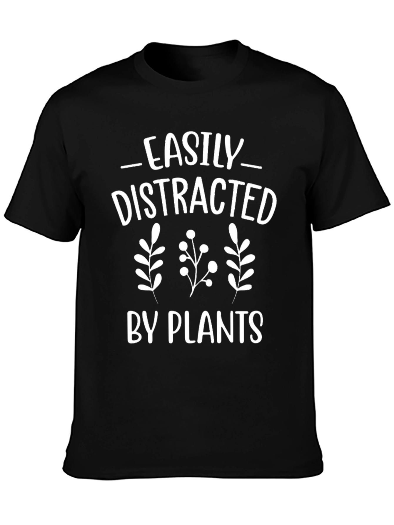 Easily Distracted By Plants Graphic T-Shirt