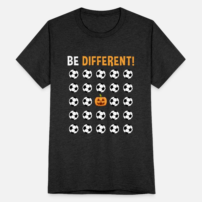Be Different Pumpkin soccer Ball Halloween