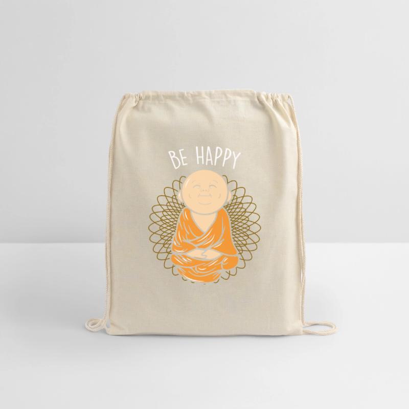 Be Happy Zen Little Buddha Mandala Buddhist