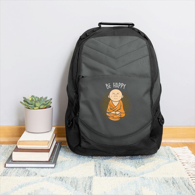 Be Happy Zen Little Buddha Mandala Buddhist