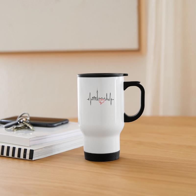 Berlin Skyline Heartbeat Germany Fan I Love Berlin