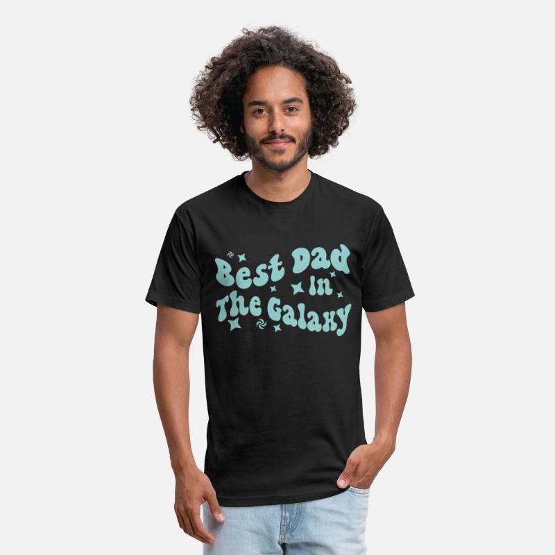 best dad in the galaxy logo father day gift dad