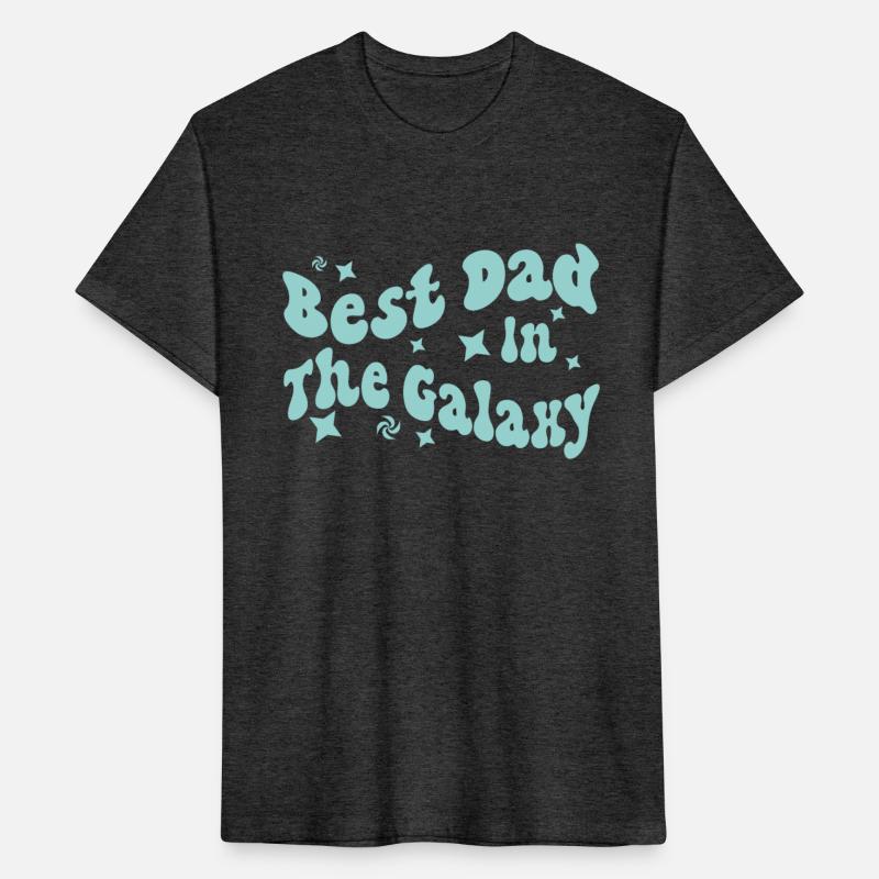 best dad in the galaxy logo father day gift dad