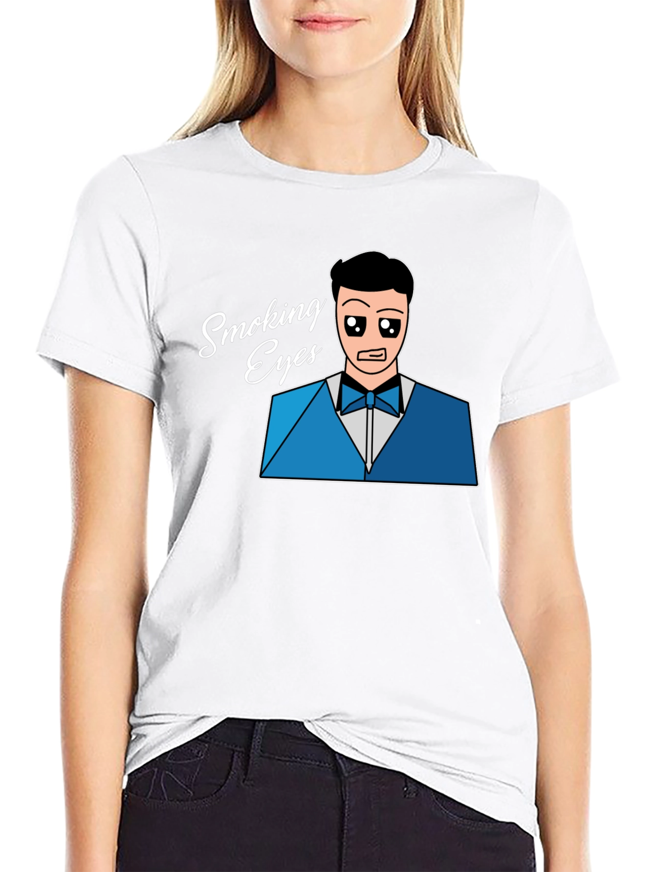 Smoking Eyes T-Shirt - Unique Design
