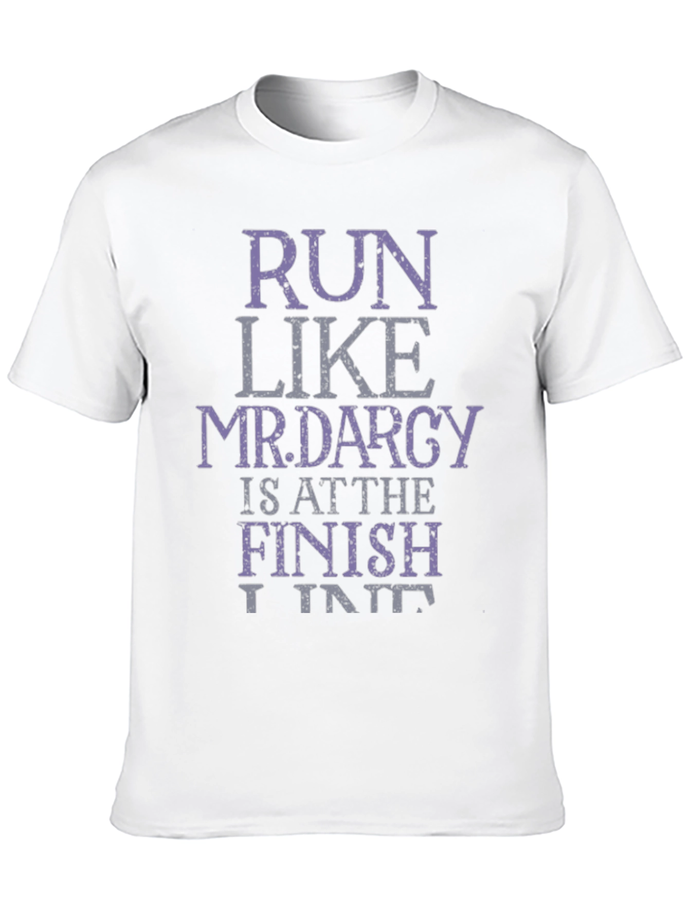 Run Like Mr. Darcy T-Shirt Funny Novelty Tee
