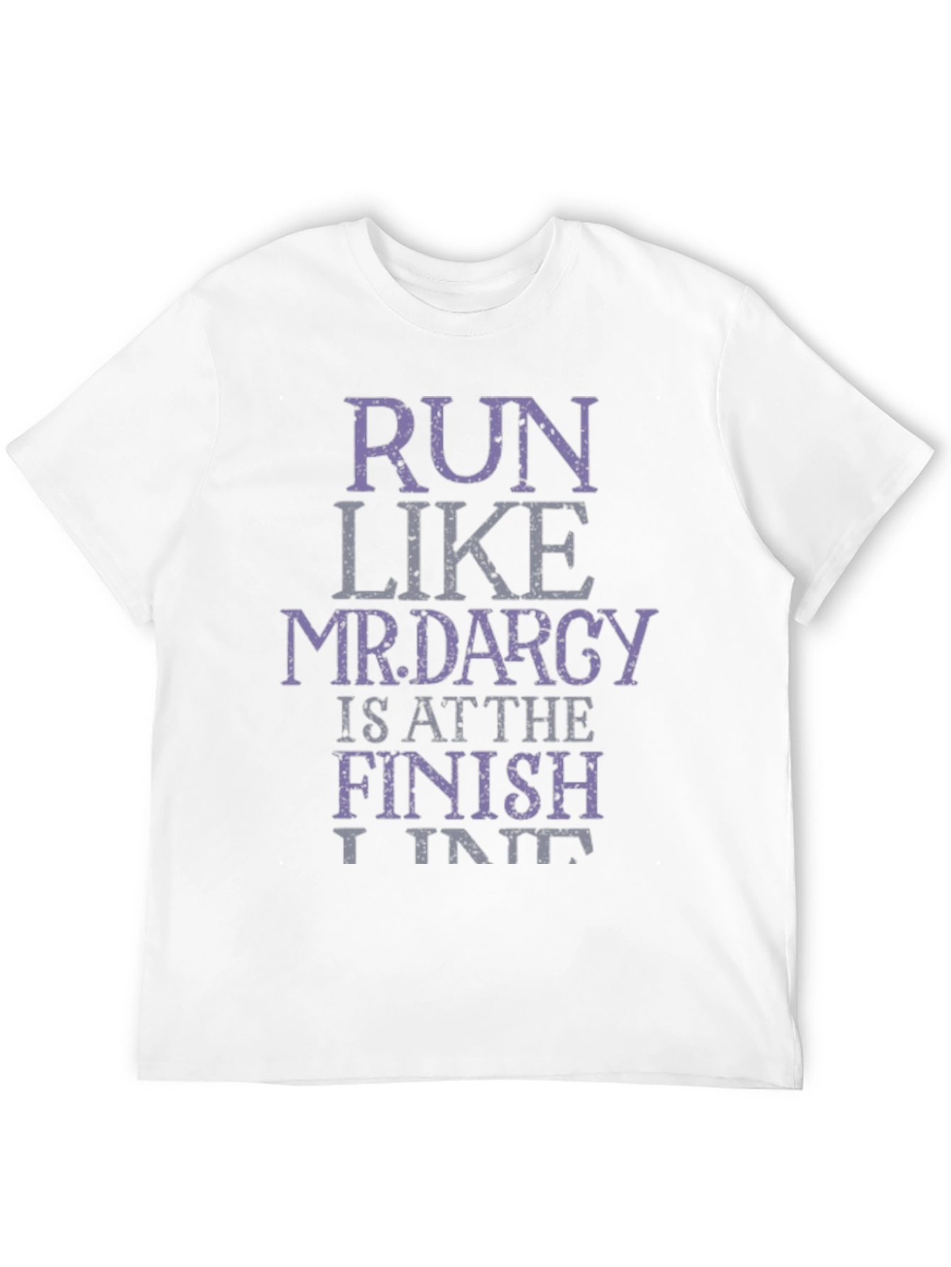 Run Like Mr. Darcy T-Shirt Funny Novelty Tee