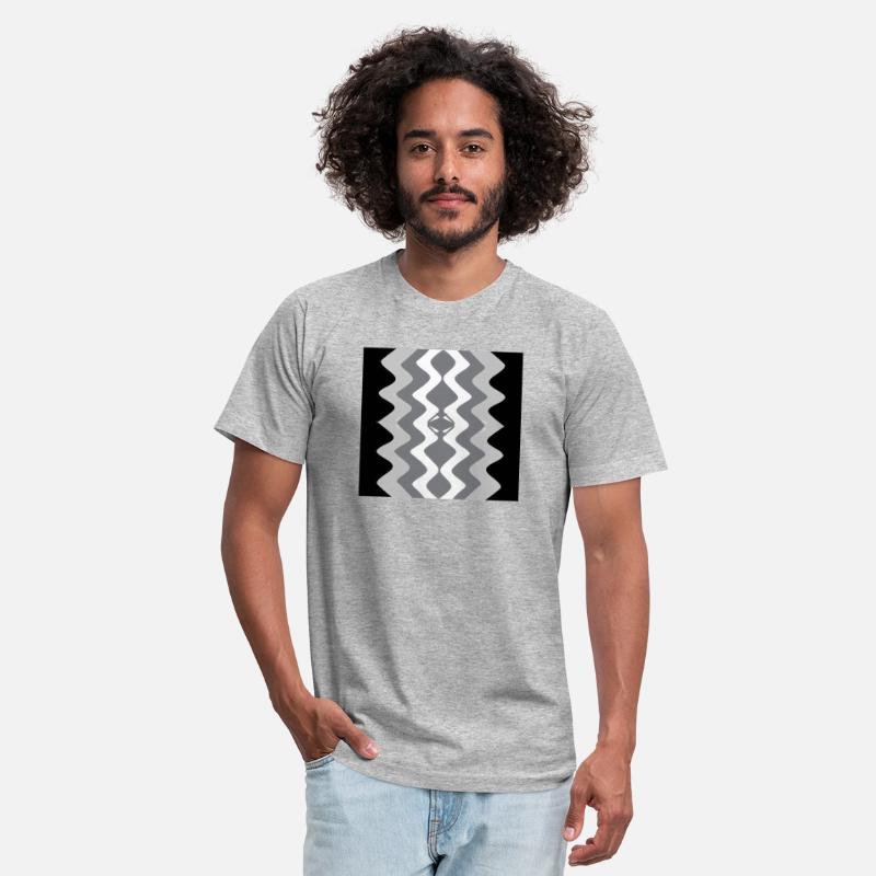 Black, grey and white vertical zigzag pattern
