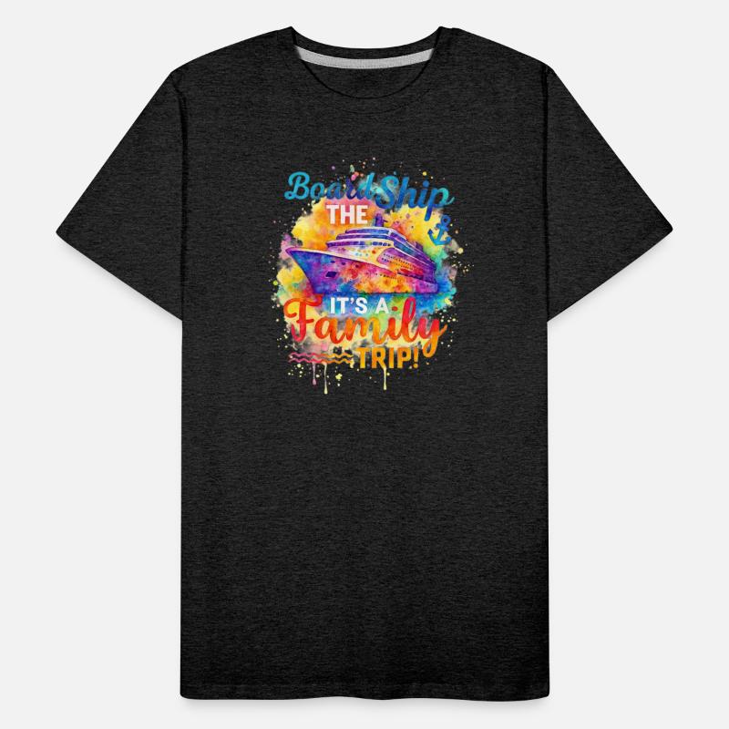 Board The Ship It's A Family Trip Watercolour