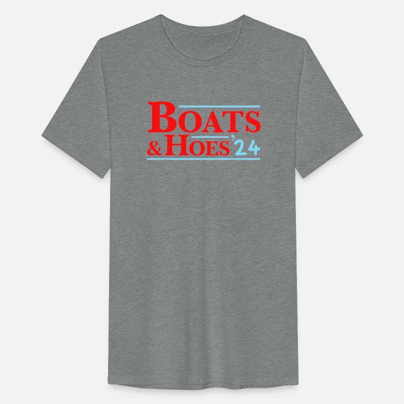 Boats & Hoes 24 Vintage Logo For Your Step Brother