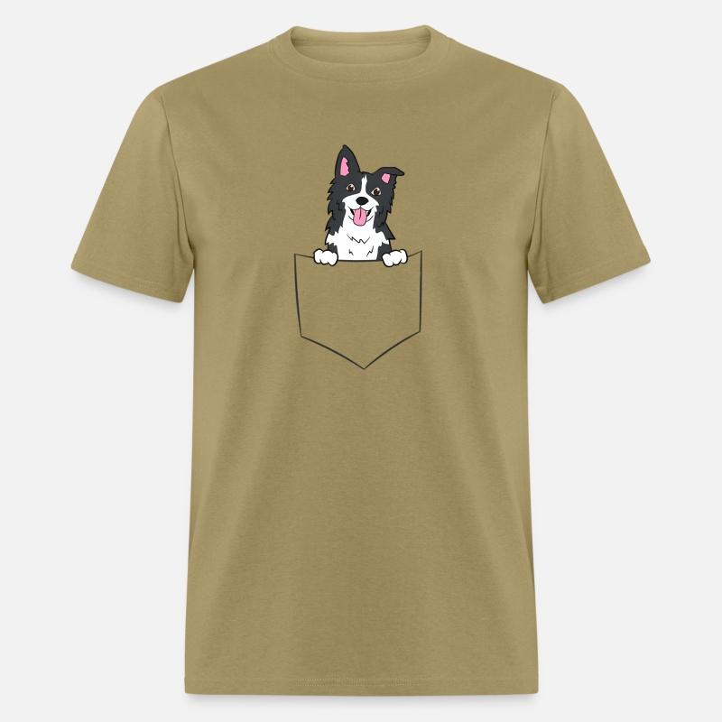 Border Collie Dog In A Pocket Border Collie