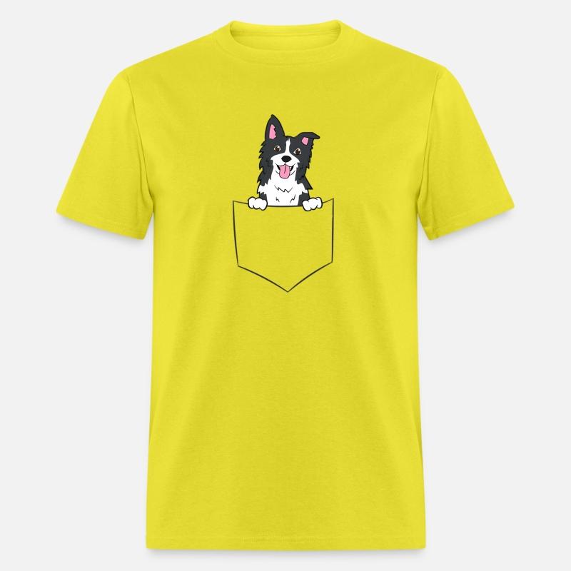 Border Collie Dog In A Pocket Border Collie