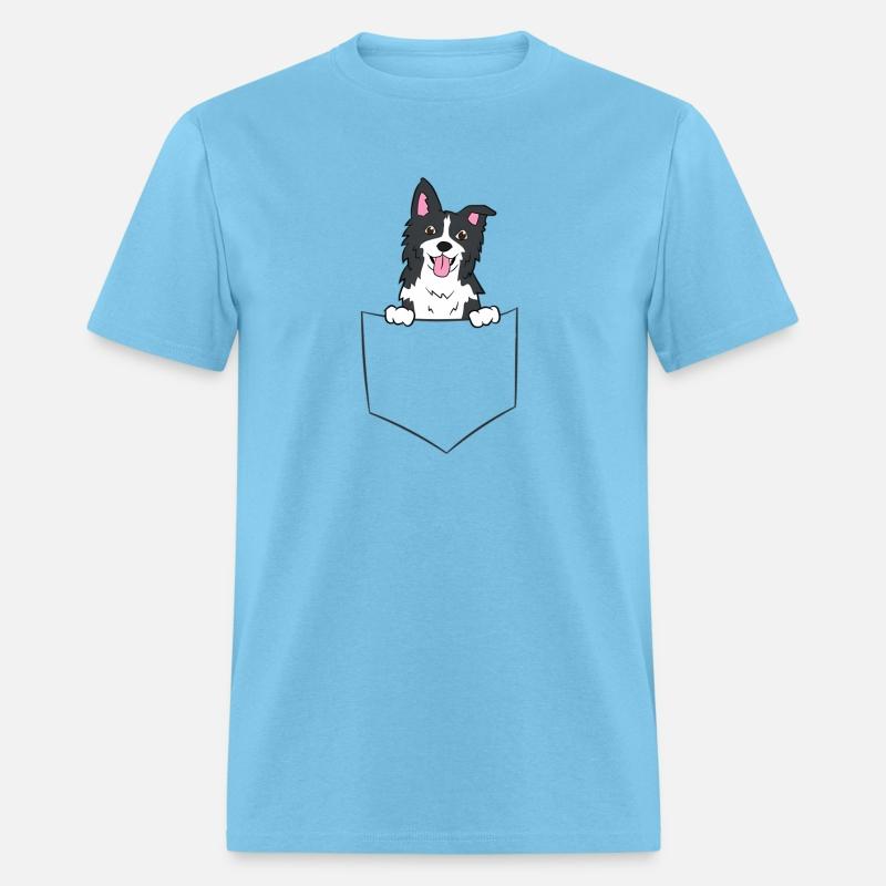 Border Collie Dog In A Pocket Border Collie
