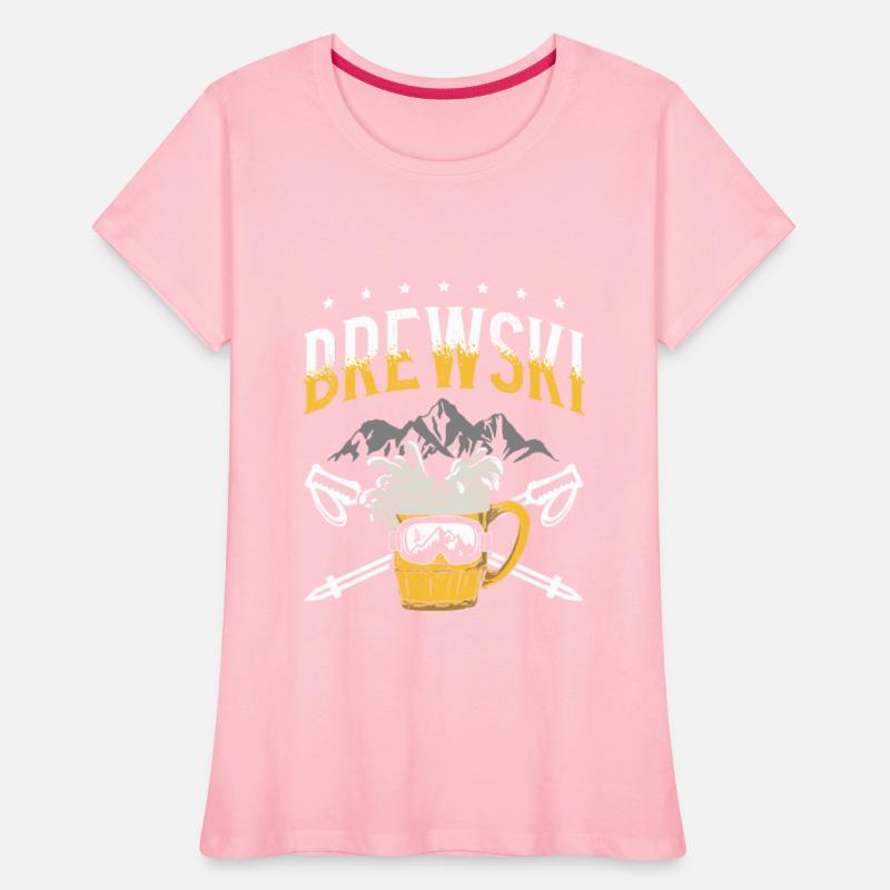 Brewski Beer Drinker Skiing Ice Ski Winter Sport