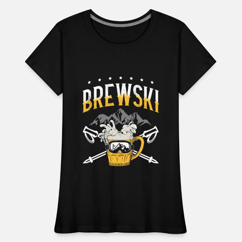 Brewski Beer Drinker Skiing Ice Ski Winter Sport