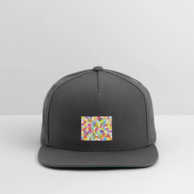 Bright Colored Crystals. Crystal Pattern