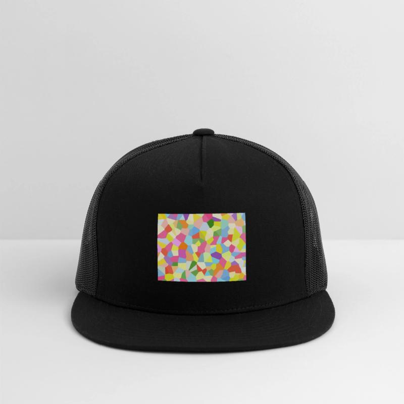 Bright Colored Crystals. Crystal Pattern