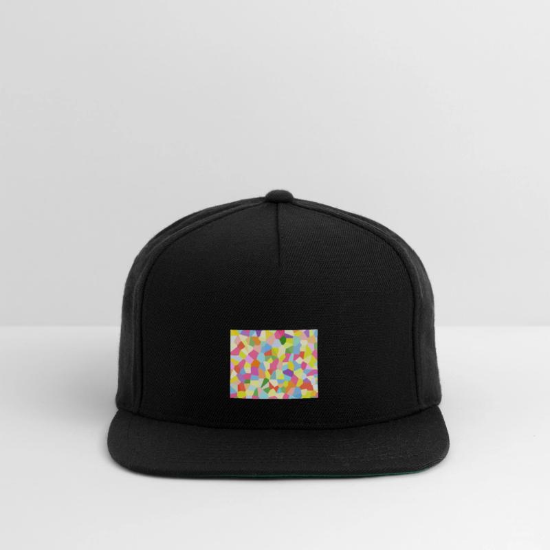 Bright Colored Crystals. Crystal Pattern