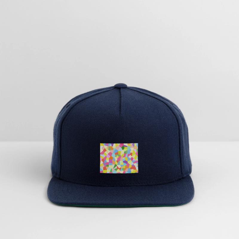 Bright Colored Crystals. Crystal Pattern