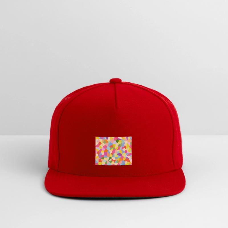 Bright Colored Crystals. Crystal Pattern