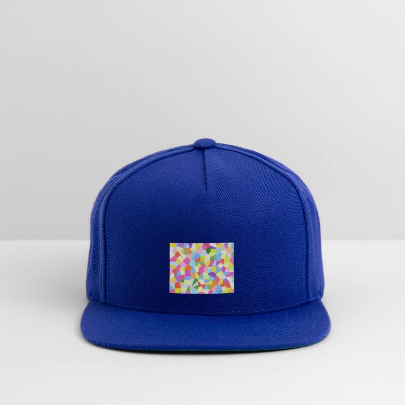 Bright Colored Crystals. Crystal Pattern