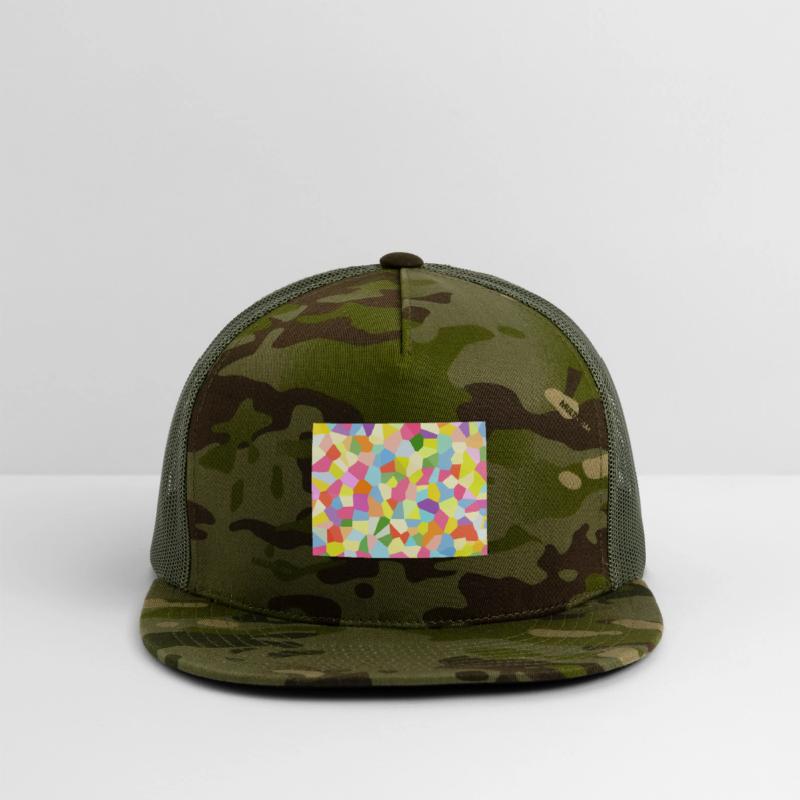 Bright Colored Crystals. Crystal Pattern