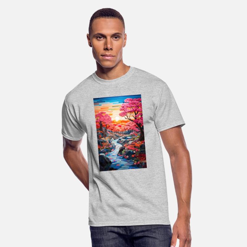 Bright Zen Garden Collage - Peace