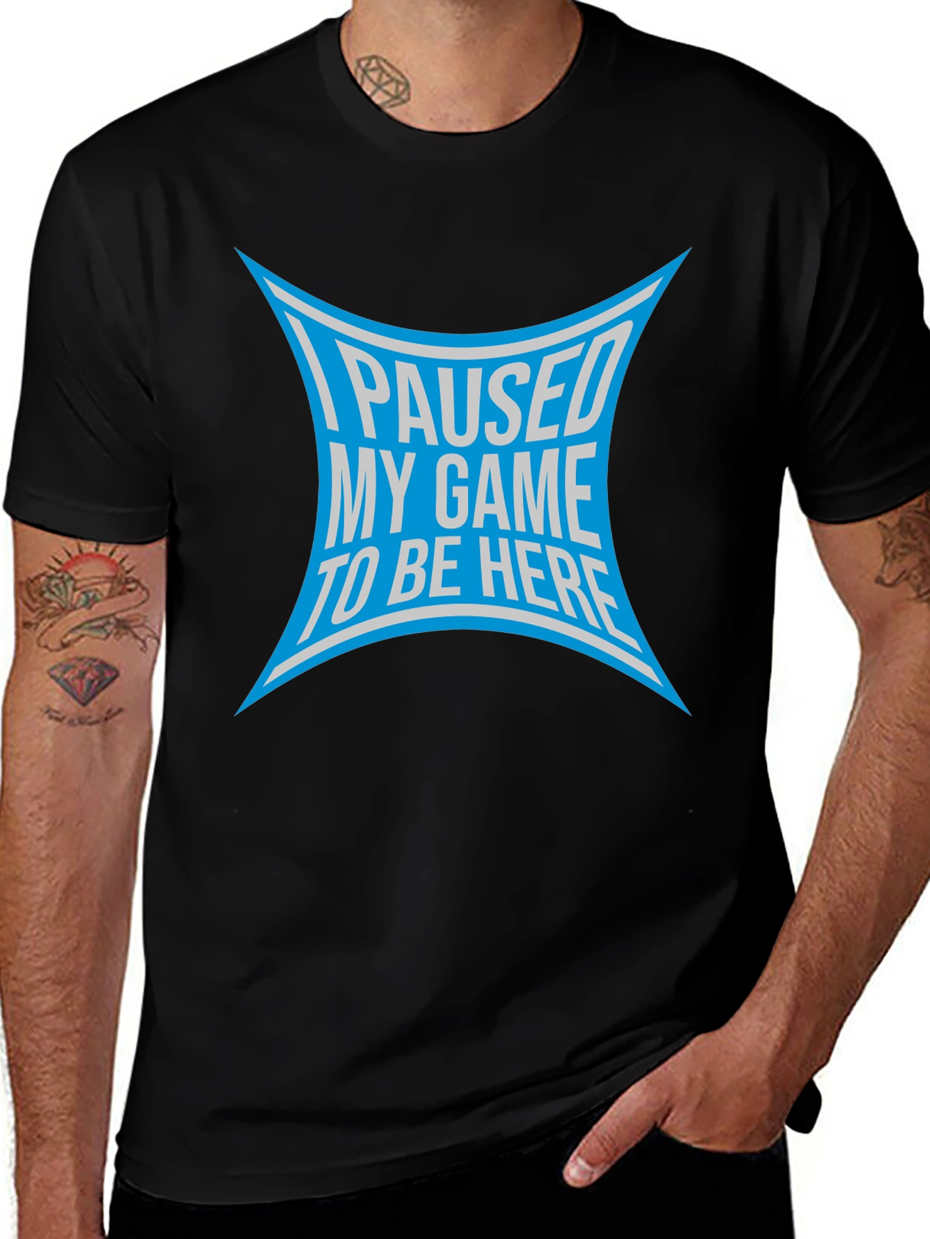 I Paused My Game T-Shirt - Gamer Apparel