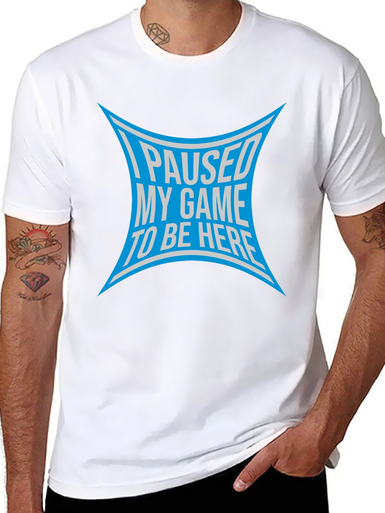 I Paused My Game T-Shirt - Gamer Apparel