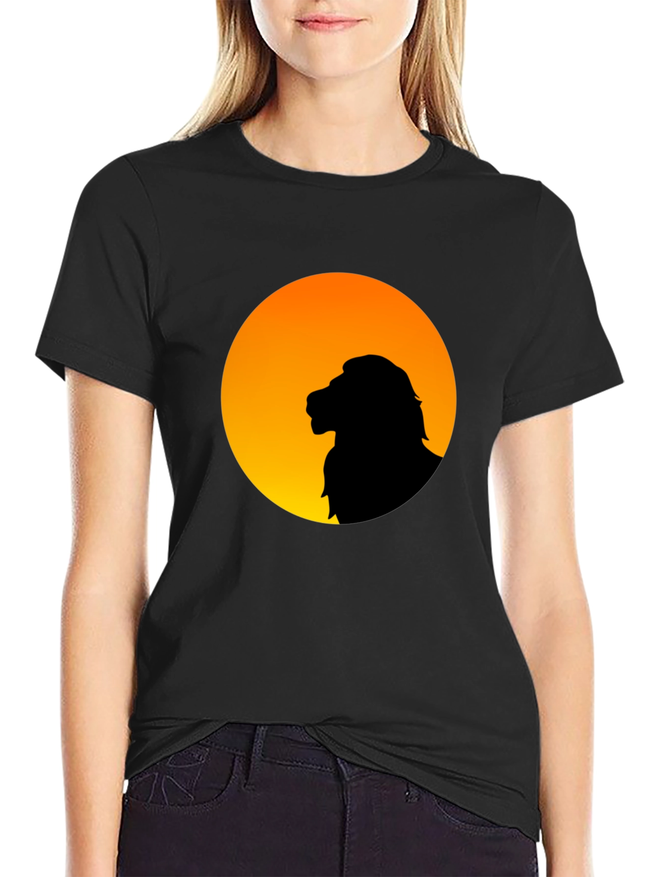 Lion Silhouette T-Shirt - Simba Style