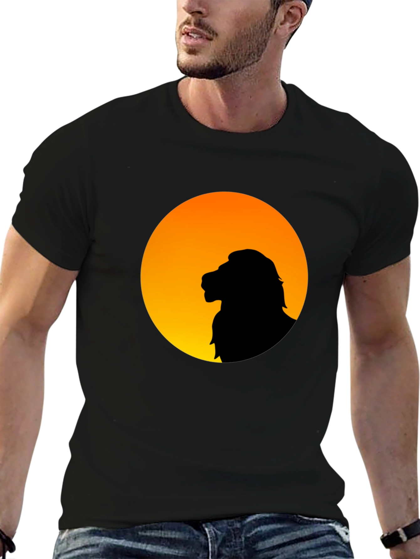Lion Silhouette T-Shirt - Simba Style