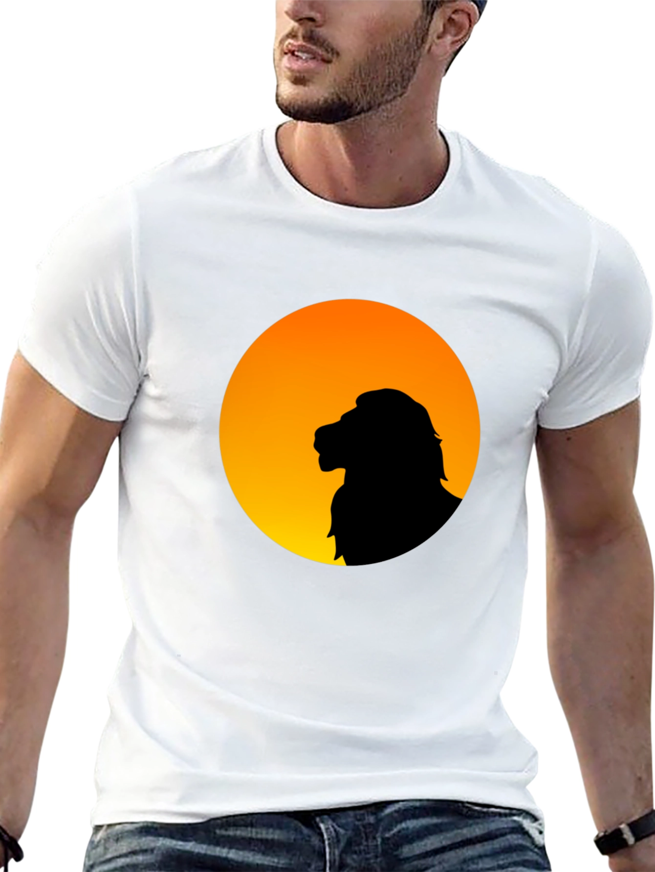 Lion Silhouette T-Shirt - Simba Style
